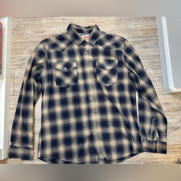 Wrangler Men’s Long Sleeve Flannel Size Large - Picture 6 of 7
